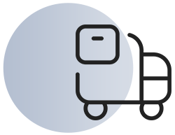Dispatch and logistics icon